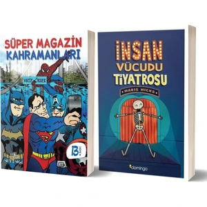 Süper Magazin Kahramanları - Insan Vücudu Tiyatrosu 2 Kitap Set