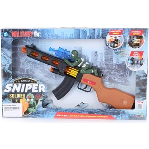 Can Ali Toys Sesli Işıklı Oyuncak Tüfek - Sniper Soldier Tüfek - Erkek Oyuncak - Türkiye Lazer Tüfek