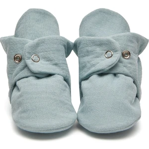 First Step Organik Pamuk Müslin Çıtçıtlı Mint Yeşili Panduf