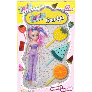 Limon Oyuncak LMN138 Lucia Candy's Bebek ve Şeker Oyun Seti -Limon