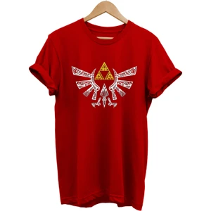 Zelda Baskılı %100 Pamuk Oversize T-Shirt Büyük Beden Tişört