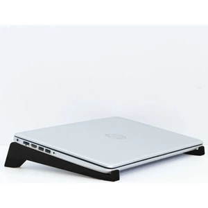 Bk Gift Taşınabilir Ahşap Siyah Notebook Laptop Standı