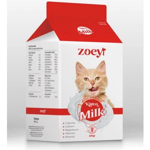 Kedi Süt Tozu 200 gr (Kaşık Hediyeli Kitten Milk)