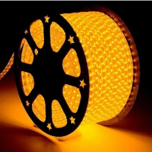 Hortum Esnek Şerit LED  Amber Rengi+ 220 Volt Fiş