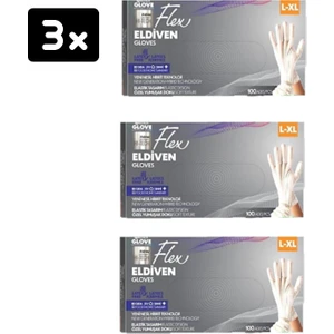 Flex Glove Pudrasız 100'lü L-Xl Beden 3'lü