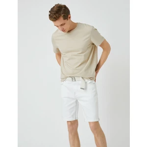 Katlı Paça Kot Şort