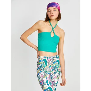 Çapraz Bağlamalı Crop Atlet