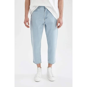 Defacto New Regular Fit Yüksek Bel Boru Paça Jean Pantolon V0072AZ21SP
