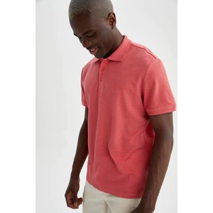 Regular Fit Polo Yaka Basic Pamuklu Penye Tişört T0126AZ21SP