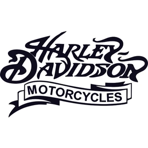 Harley Davitson Motor Etiket