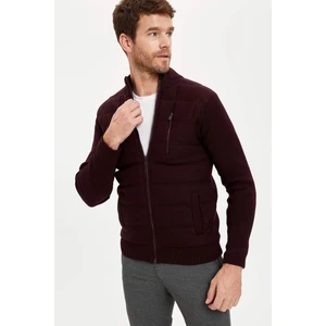 Slim Fit Kolej Dik Yaka Bomber Triko Hırka R3856AZ20AU