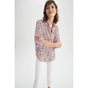 Defacto Regular Fit Desenli Uzun Kollu Gömlek U3684AZ21SM