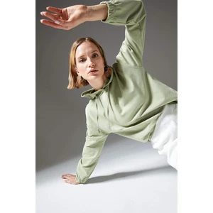 Defacto Regular Fit Organik Pamuk Kapüşonlu Sweatshirt T6494AZ21SP