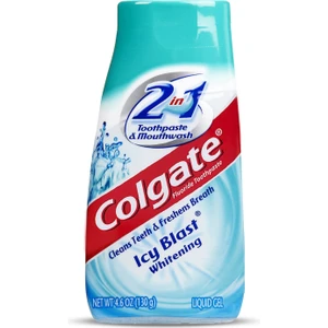 2 In 1 Diş Macunu Ağız Bakım Suyu Etkisiyle 130 G Buz Ferahlığı