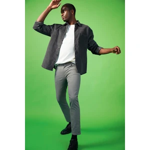 Slim Fit Yün Görünümlü Esnek Pantolon R7382AZ20WN