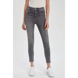 Vintage Skinny Yüksek Bel Jean Pantolon