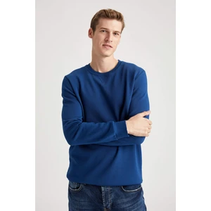 Regular Fit Bisiklet Yaka Basic Pamuklu Sweatshirt T3777AZ20WN