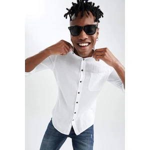 Slim Fit Basic Uzun Kollu Gömlek N9097AZNS