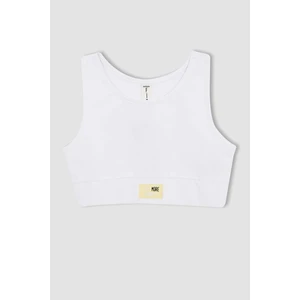 Kız Çocuk Regular Fit Basic Crop Atlet U8894A621Au