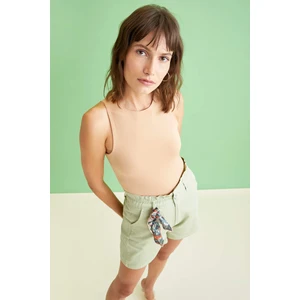 Defacto Slim Fit Halter Yaka Çıtçıtlı Atlet U4627AZ21SM