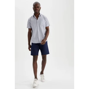 Defacto Regular Fit Çizgi Desenli Kısa Kollu Gömlek R1113AZ21SM