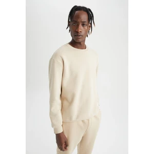Oversize Fit Bisiklet Yaka Basic Pamuklu Sweatshirt T5139AZ22SP