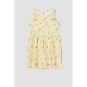 Kız Çocuk Regular Fit Pamuklu Elbise T2575A622SM