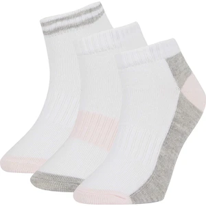 Kız Çocuk 3'lü Pamuklu Patik Çorap X1892A6NS