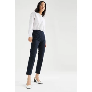 Sigaret Normal Bel Düz Paça Saten Pantolon J8741AZ22SM