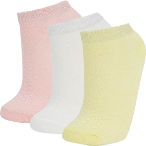 Kız Çocuk 3'lü Pamuklu Patik Çorap N3646A6NS