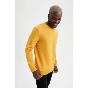 Regular Fit Bisiklet Yaka Basic Pamuklu Sweatshirt T3777AZ21WN