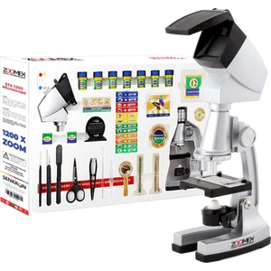 STX-1200 Mikroskop Set - 1200 Kat Büyütme - Eğitici ve Öğretici - Geleceğin Bilim İnsanı Olun!