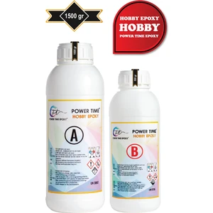 Power Time Epoxy Hobby Epoxy/ Şeffaf Epoksi Reçine Ince Döküm Hobi Epoksi