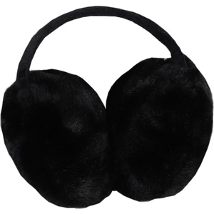 Kürklü Kulak Muffs Isıtıcı Sıcak Earmuffs Kulaklık Kış Soğuk Hava Kız Siyah (Yurt Dışından)