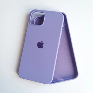 More Gsm Apple iPhone 13 Uyumlu Lansman Içi Kadife Silikon Kılıf - Lila