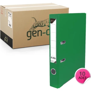 Plastik Klasör Dar Yeşil 10’lu