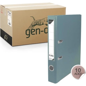 Plastik Klasör Dar Gri 10’lu