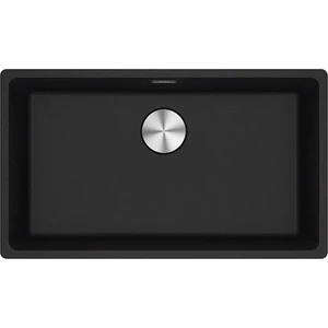 Mrg 210/110-72 Tezgah Altı/sıfır Nero Granit Eviye