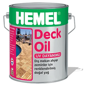 Hemel Deck Oil - Deck Zeminler Için Renkli Yağ - 2.5 Lt