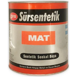 Sür Sentetik Mat Yağlı Boya - 3 kg