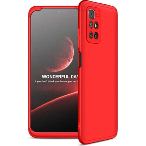 wowacs Xiaomi Redmi 10 2022 ile Uyumlu Kılıf 3 Parçalı Tam Koruma Dayanıklı Soft Ince Kılıf