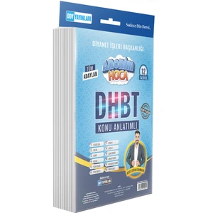 Ddy Yayınları Anonim Hoca Dhbt Konu Anlatımlı