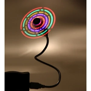 Hazar Led Mini USB Ledli Renkli Fan, Mini USB Vantilatör