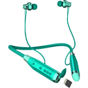 A12 Bluetooth Kulaklık Asılı Boyun Ultra Uzun Bekleme Yarı Kulak Içi Kablosuz Spor (Yurt Dışından)