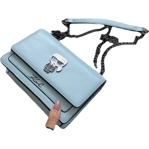 Küçük Kare Çanta Bir Omuz Crossbody Bir Omuz Çantası Pu Manyetik Toka Trendy Moda Basit Kadın Çantası (Yurt Dışından)