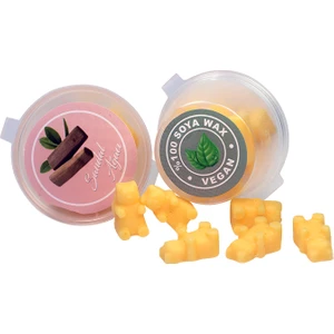 Rumi Candle Turuncu Gummy Bear Jelibon Ayıcık Şeklinde Sandal Ağacı Esanslı Mum Buhurdanlık Kokusu 12 Adet