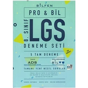 Bilfen Yayınları 8. Sınıf Probil 5'Li Deneme Seti