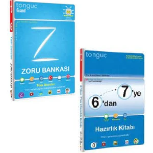 Tonguç Akademi 6. Sınıf Tonguç Zoru Bankası Tüm Dersler - 6'dan 7'ye Hazırlık Kitabı 2 Kitap Set