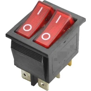2 Li Işıklı 6 Pın  Of /on Buton Anahtar  3 Adet