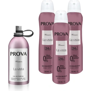 La Vista Edp Kadın Parfüm 120 ml ve Deodorant 150 ml 3 Adet